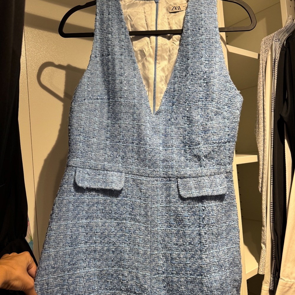 Zara Blue Sheath Romper